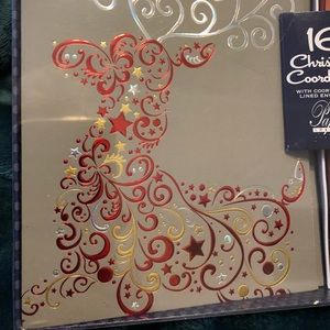Foil Reindeer Christmas Cards